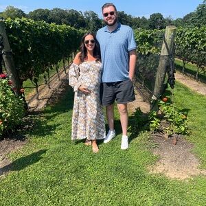 Maternity floral dress!